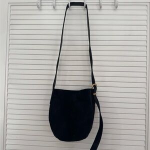 Madewell Navy Mini Bucket Bag